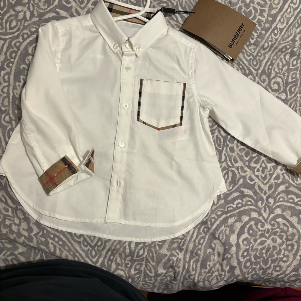 Burberry boy shirt. 3t